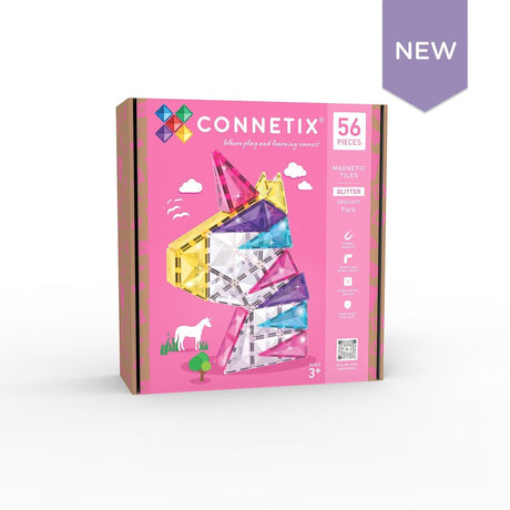 Connetix Glitter Unicorn Pack 56 pc