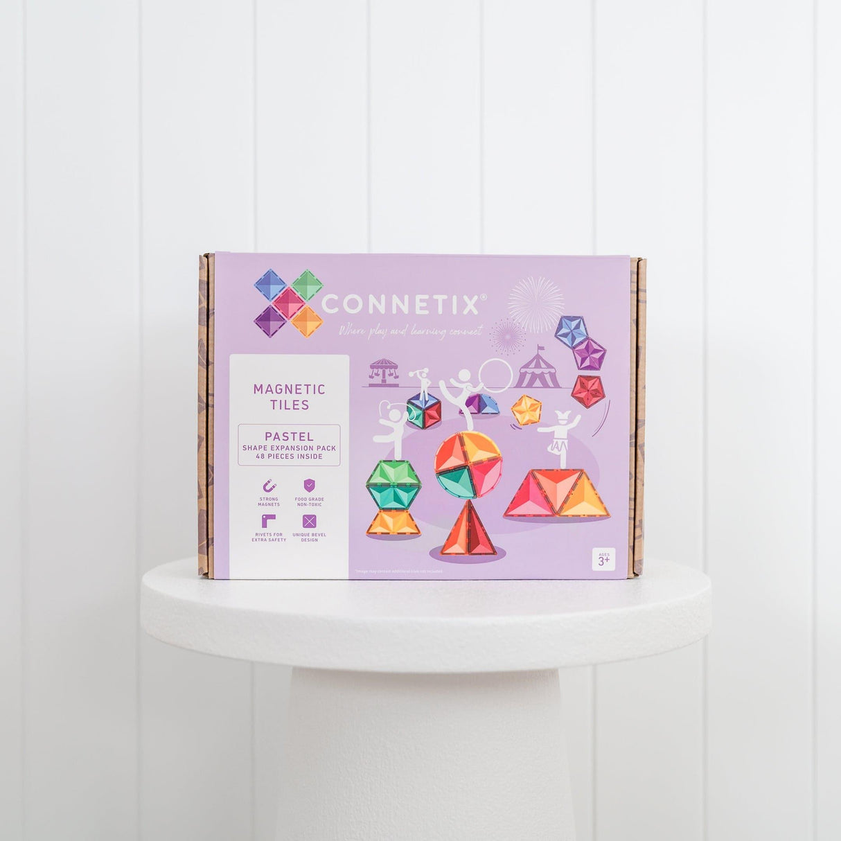Connetix Pastel Shape Expansion Pack 48pc