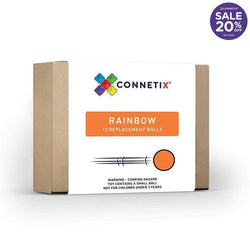 Connetix Rainbow Replacement Ball Pack - 12pc