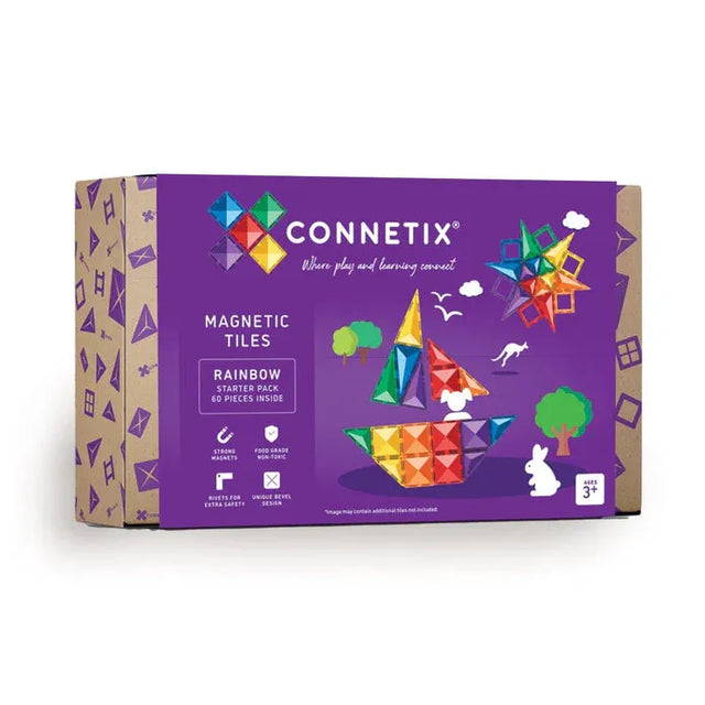 Connetix Tiles 62 Piece Starter Car Bundle