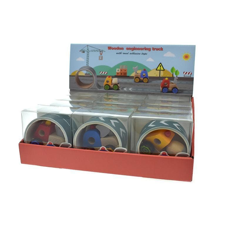 Construction Truck With Road Tape