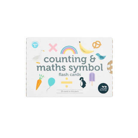 Counting and Math Symbols Flash Cards