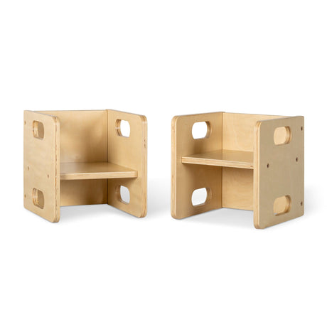 Cube Weaning Chair - Varnish Twin Pack