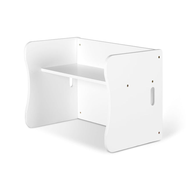 Cube Weaning Table & 2 Chairs - White