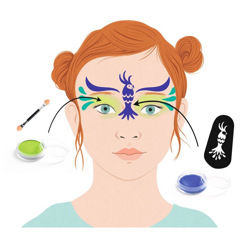 Rio de Janeiro Face Painting Activity Kit