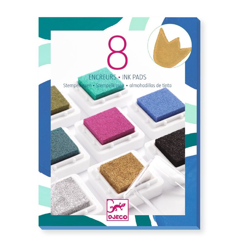 8 Chic Ink Pads and 1 Cleaner