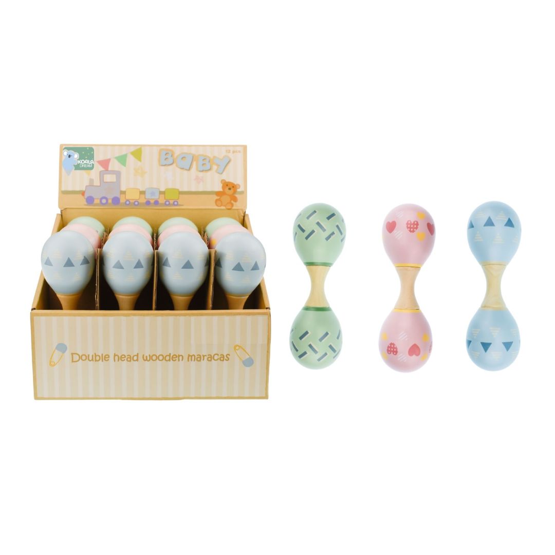Double Ended Rainbow Maraca