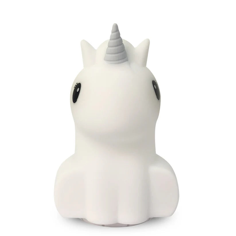 Duski Rechargeable Bluetooth Night Light - Silver Unicorn