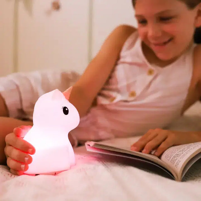 Duski Rechargeable Bluetooth Night Light - Pink Unicorn