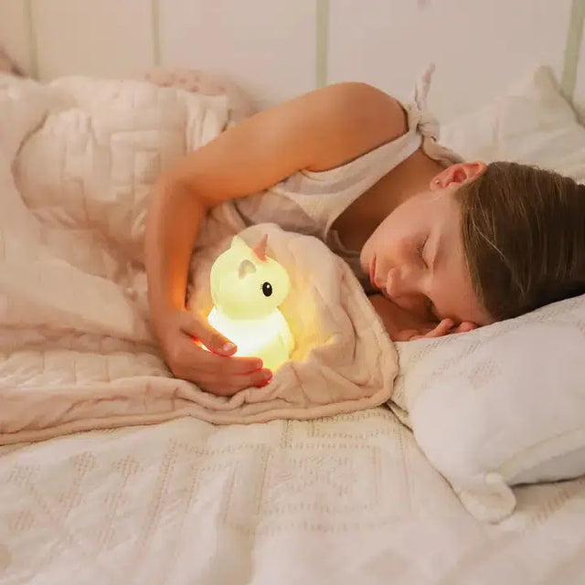 Duski Rechargeable Bluetooth Night Light - Pink Unicorn