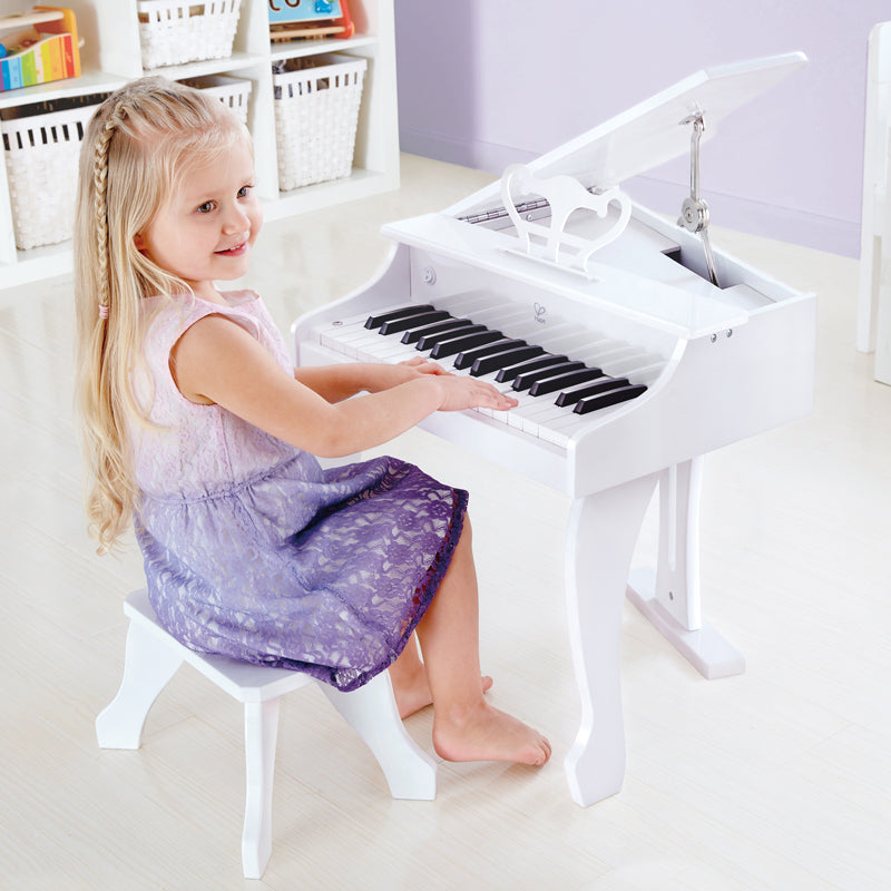 Deluxe White Grand Piano