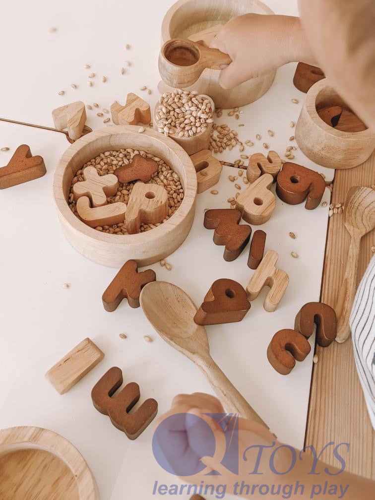 Lowercase Letters - Two Tones - 26pcs