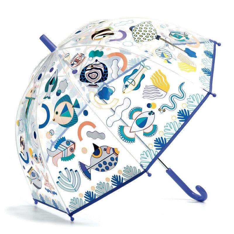 Fish Themed Colour Change Child Umbrella