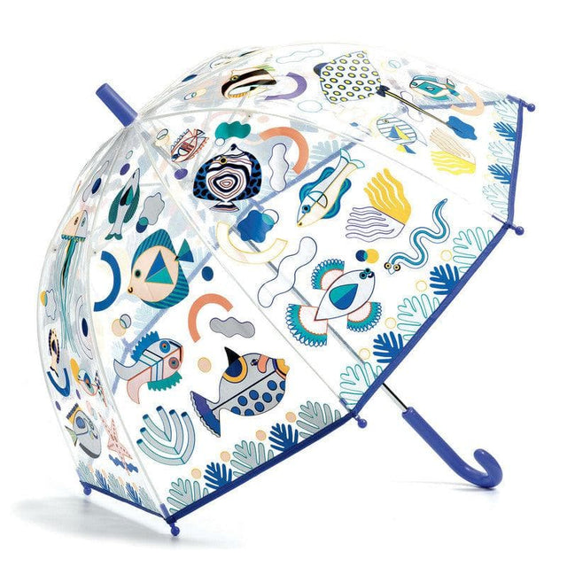 Fish Themed Colour Change Child Umbrella