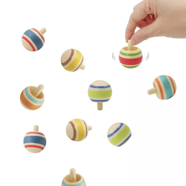 Flip Over Spinning Tops