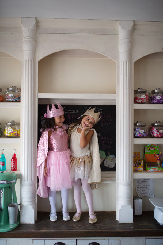 Precious Pink Sequin Crown