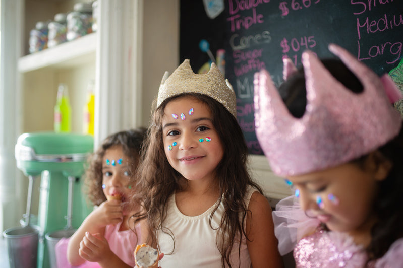 Precious Gold Sequin Crown