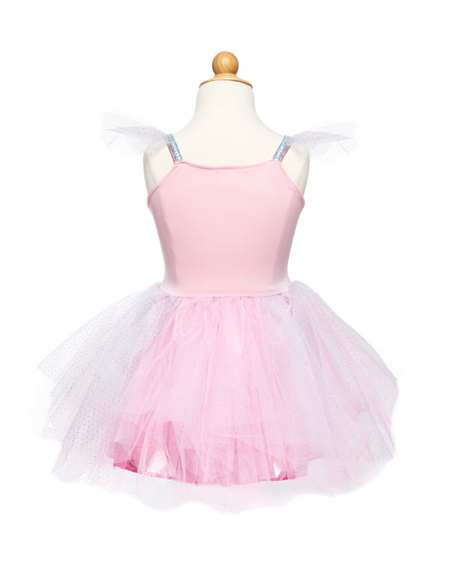 Pink Butterfly Dress & Headpiece Size 5-6