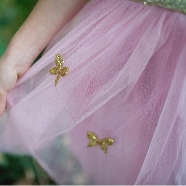 Gold Sequins Butterfly Dress & Wings