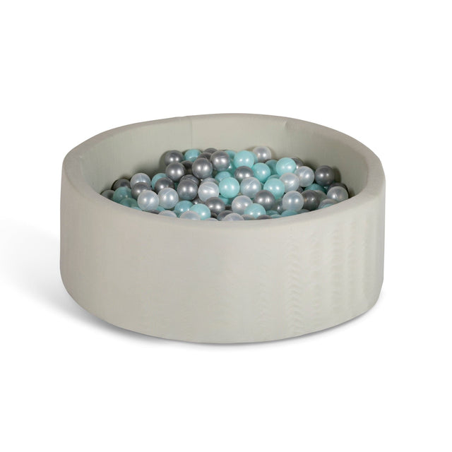 Green Ball Pit for Children - Green / Grey Balls