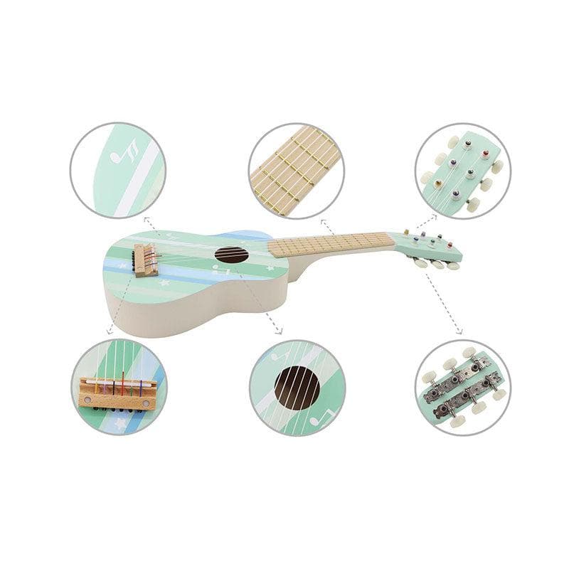 Green Wooden Guitar