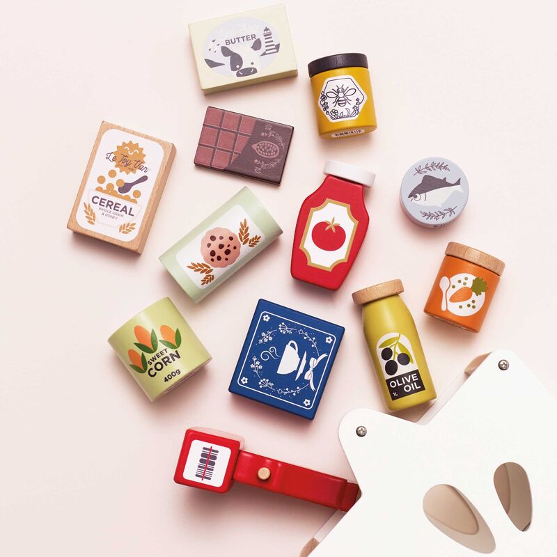 Groceries Set & Scanner - 15 Piece