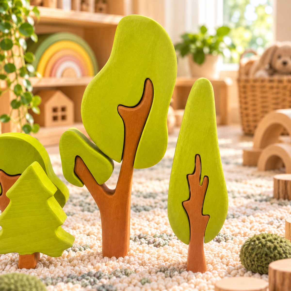Wooden Trees - Set 1 November Pre Order
