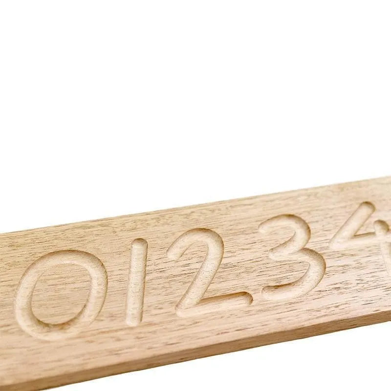 Handmade Number Tracing Board