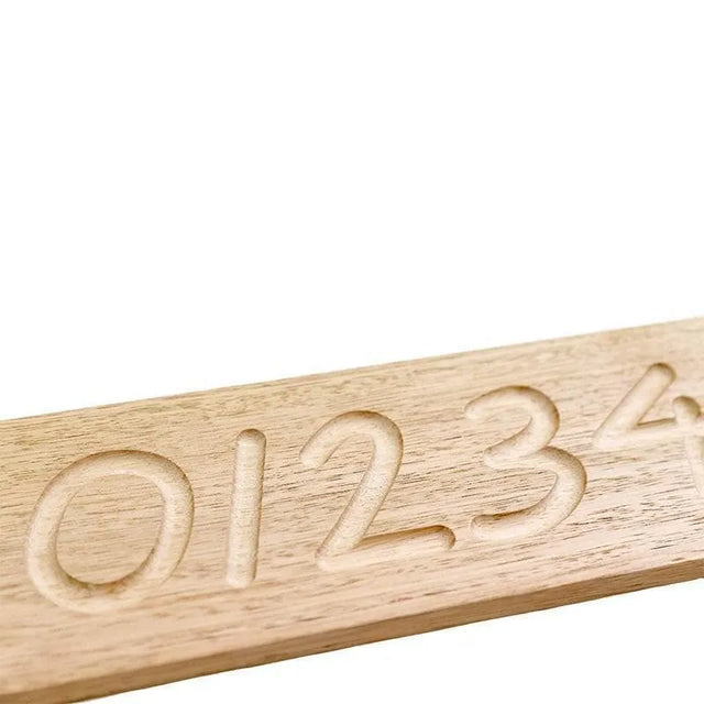 Handmade Number Tracing Board
