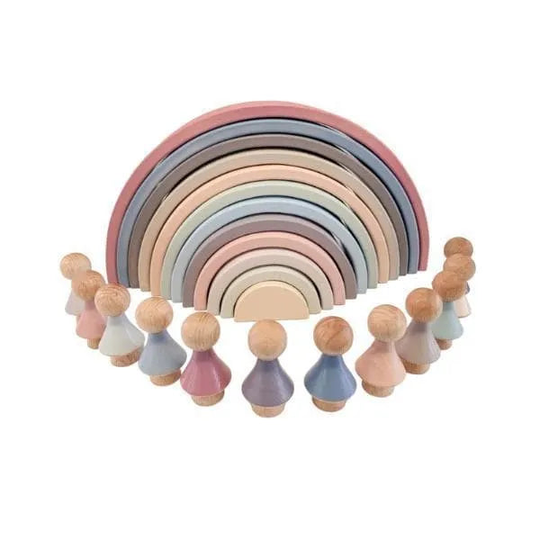 Harmony Wooden Rainbow Stacker