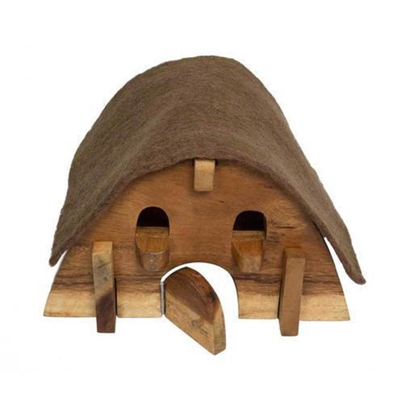 Hobbit House with Felt Roof