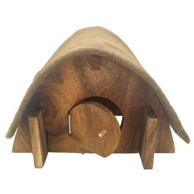 Hobbit House with Felt Roof