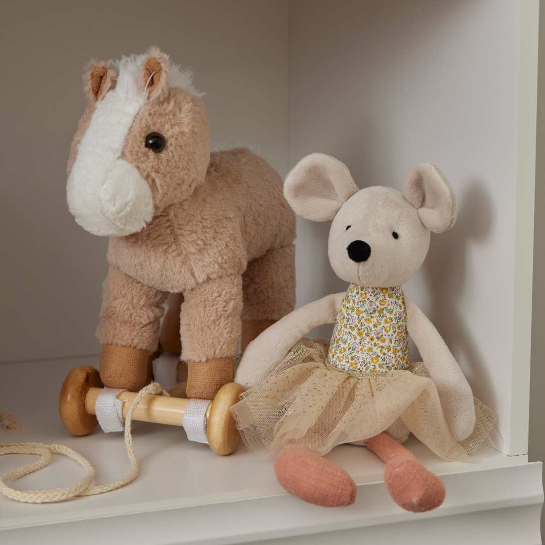 Horse Plush Pull Along