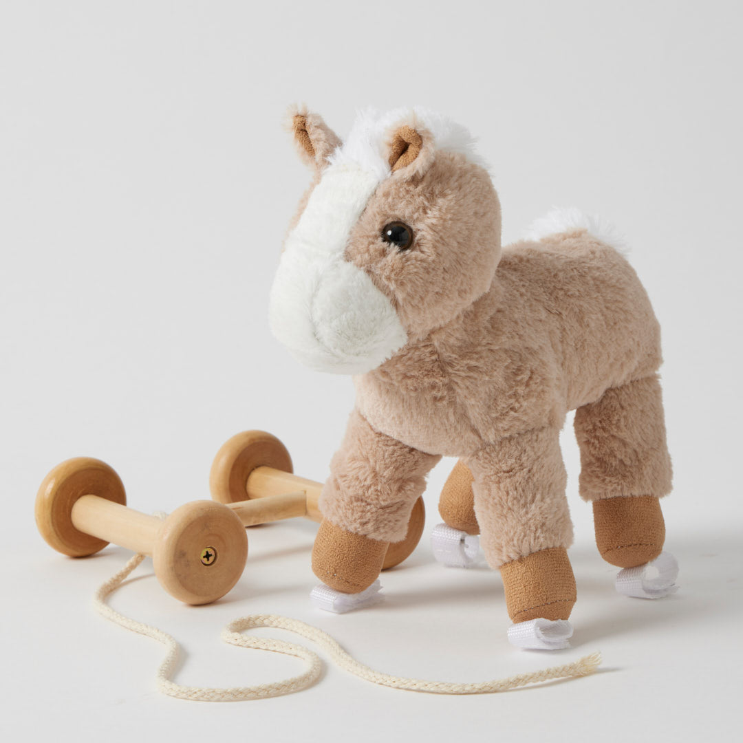 Horse Plush Pull Along