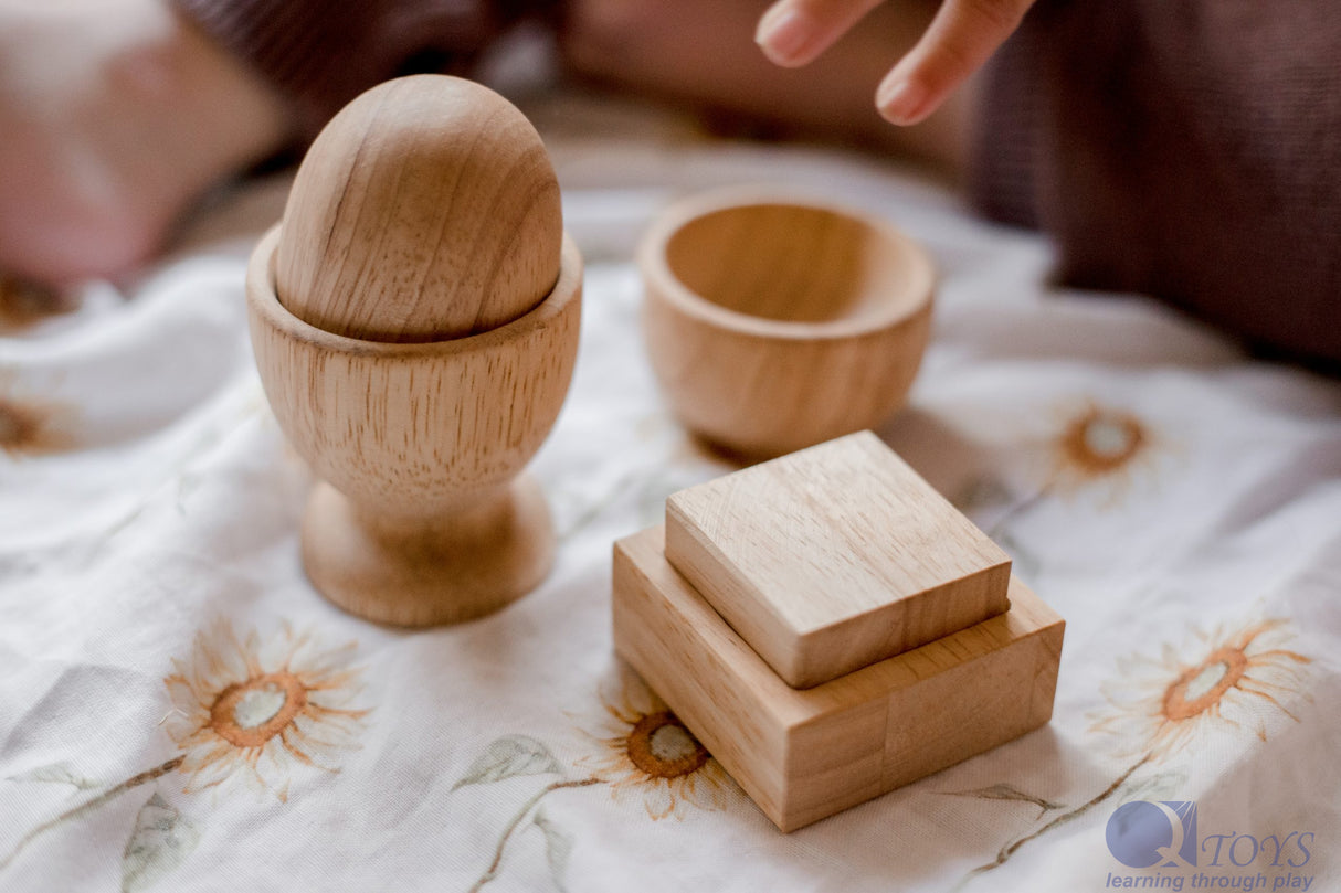 Montessori Egg, Ball and Cup set