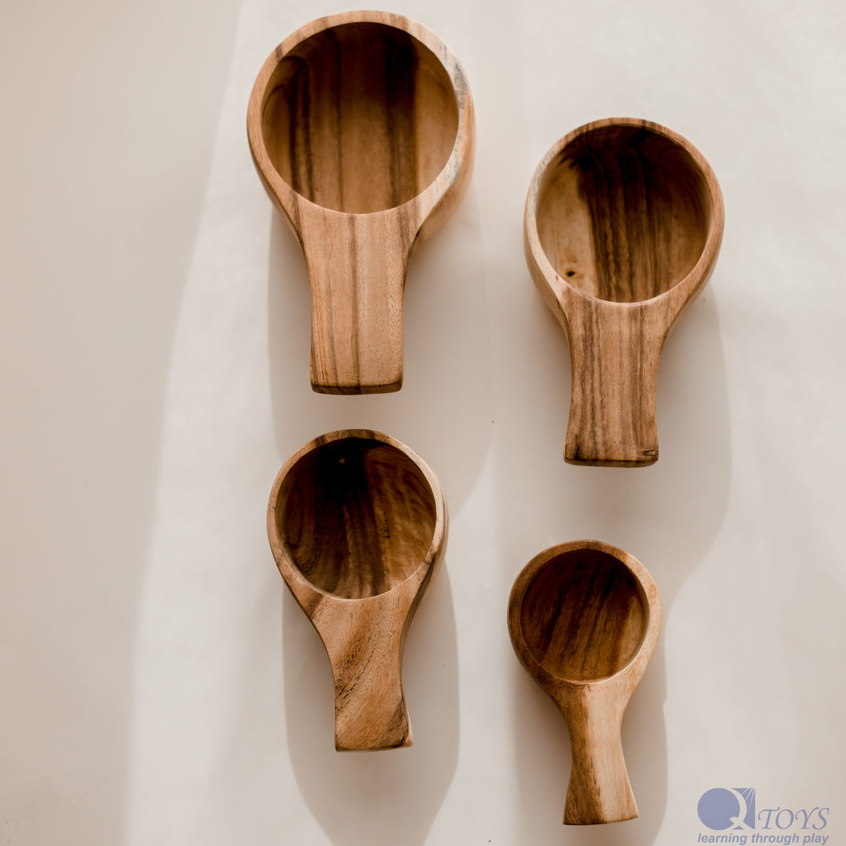 Wooden Measuring Cups - Set of 4