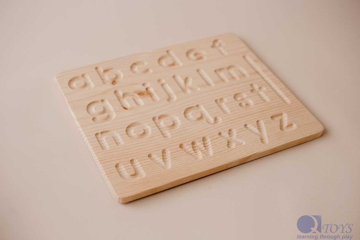 Wooden Tracing Board - Lower Case