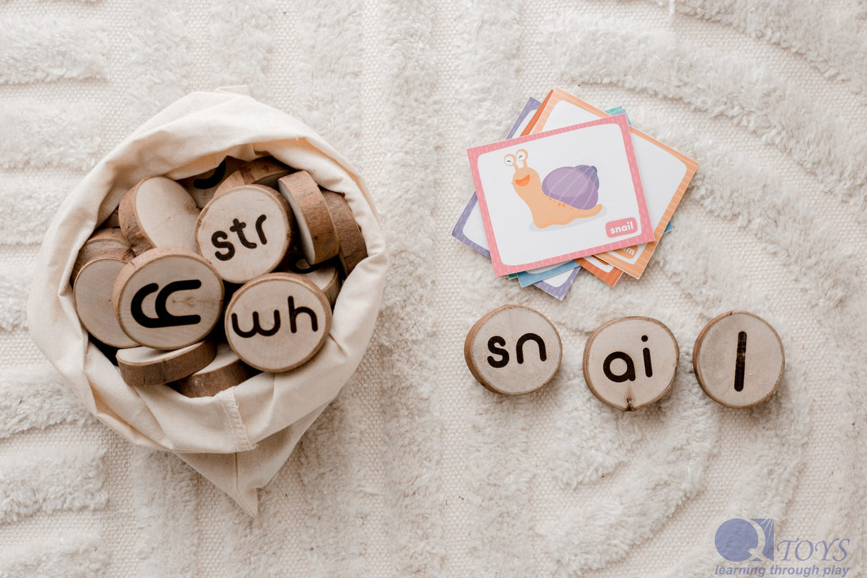 Wooden Phonogram Learning Kit