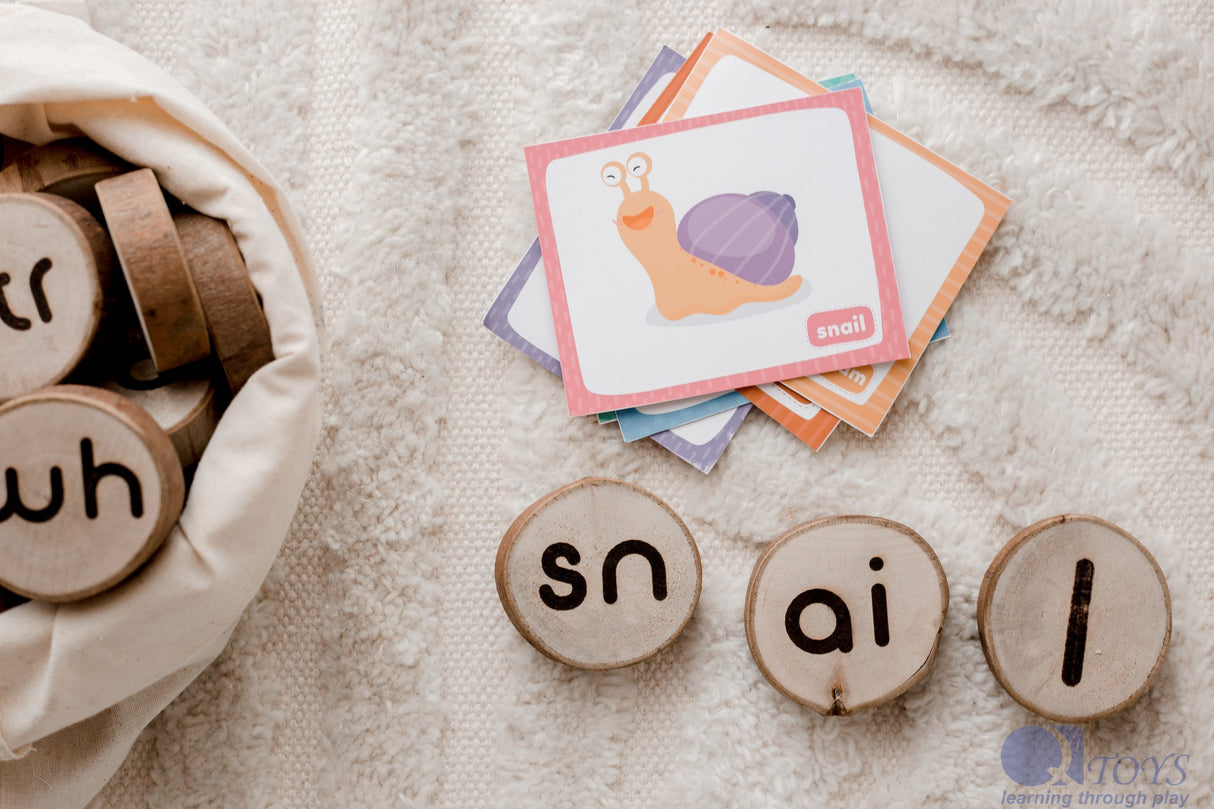Wooden Phonogram Learning Kit