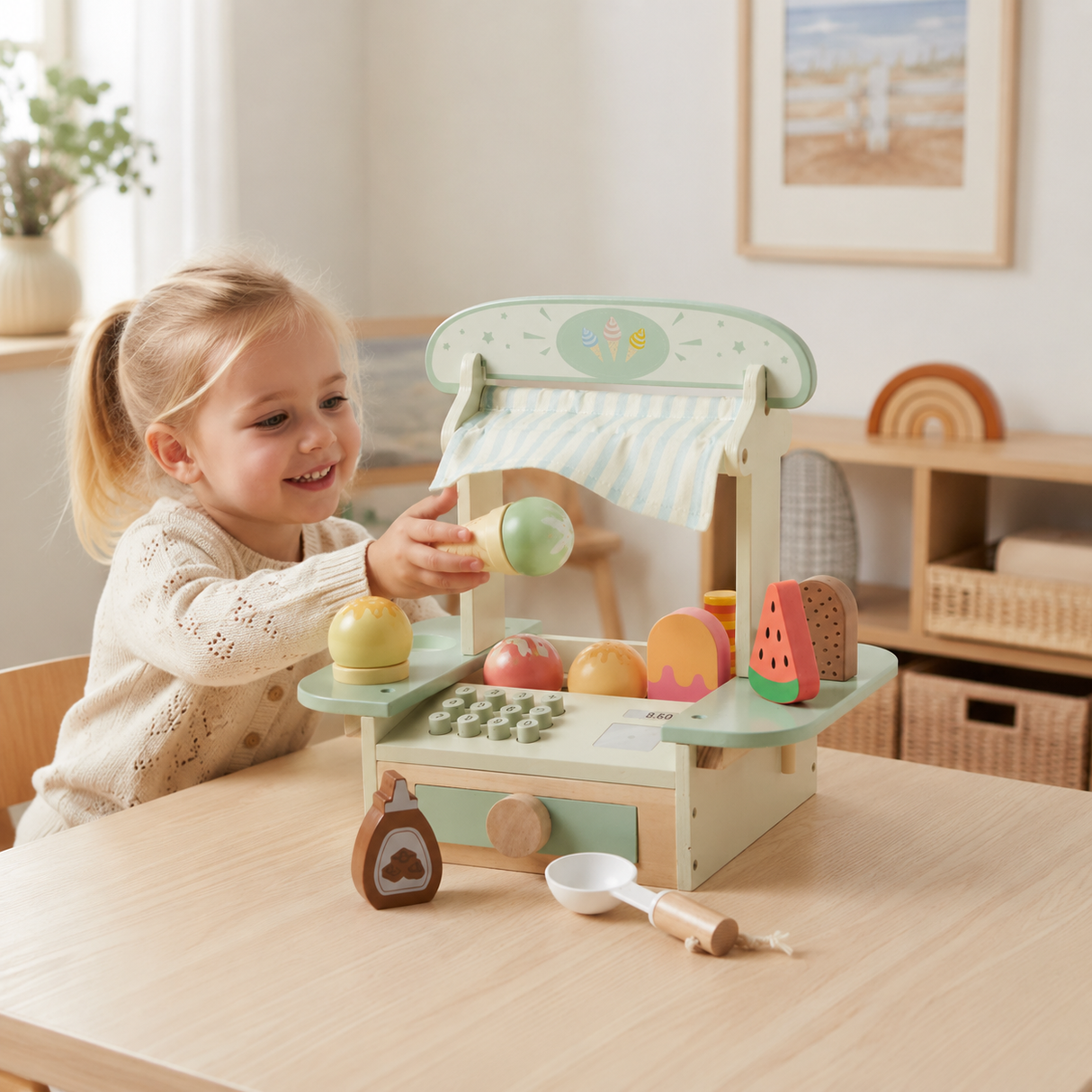 Ice Cream Stand Australia – Scoop, serve and sell favourite treats through open-ended pretend play