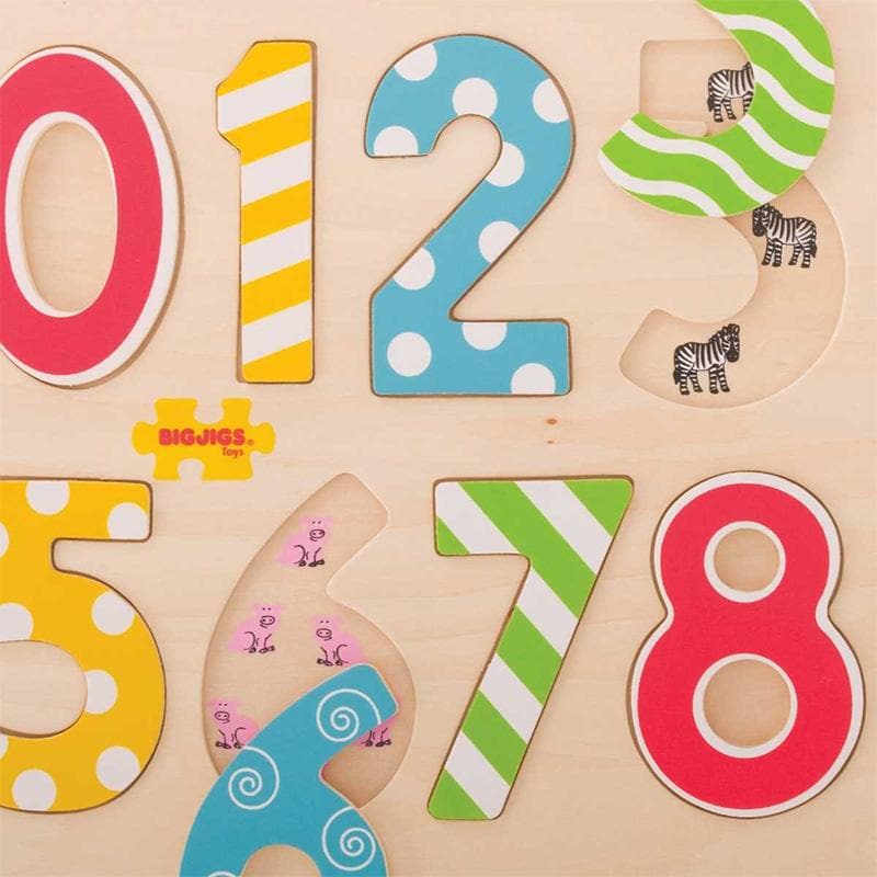 Inset Puzzle - Numbers