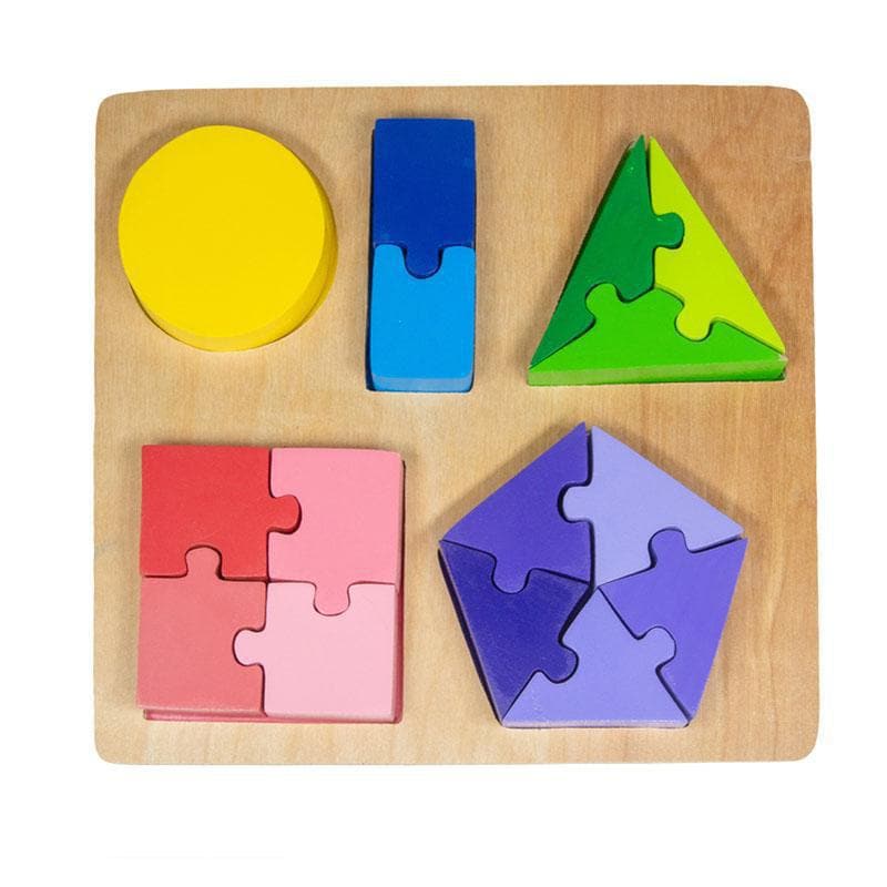 Jigsaw Shape Fraction Puzzle