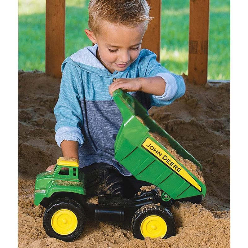 John Deere 38cm Big Scoop Dump Truck with Garden Tools