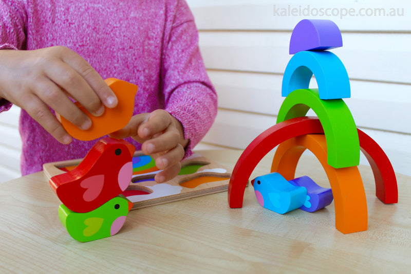 Bird And Rainbow Puzzle