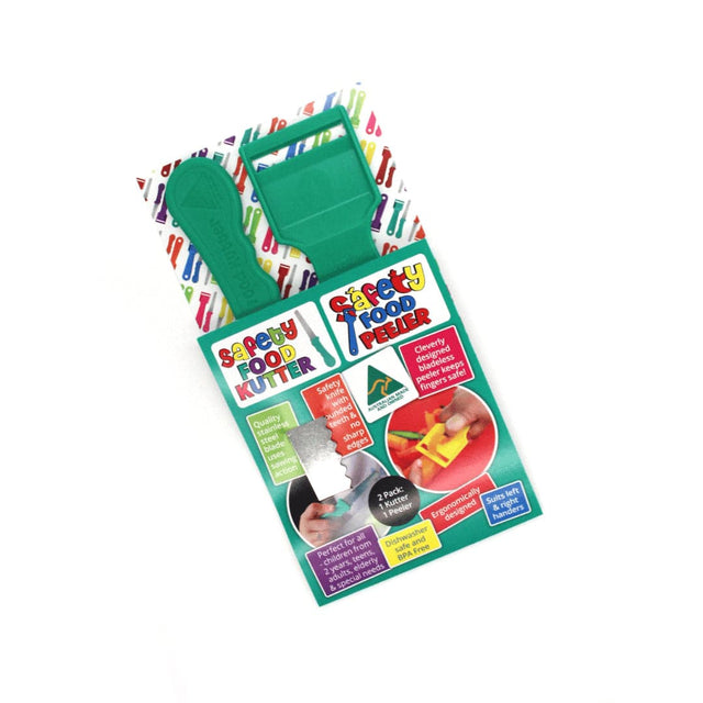 Kiddies Kutter and Safety Food Peeler Twin Pack