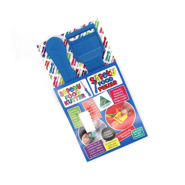 Kiddies Kutter and Safety Food Peeler Twin Pack
