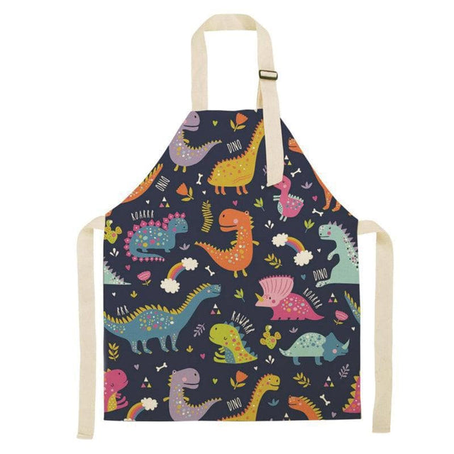 Kids Apron - Medium Dino