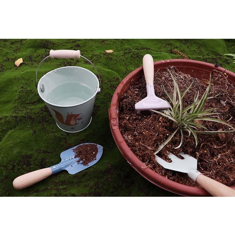 Kid's Garden Tool 4pcs Set - Pink