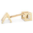 Kids Indoor Ball Run Pikler Play Set - Varnished