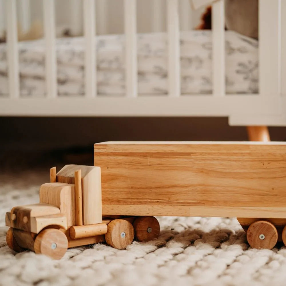 Kids Wooden Cargo Truck QToys